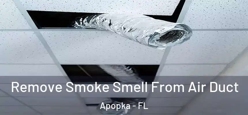 Remove Smoke Smell From Air Duct Apopka - FL